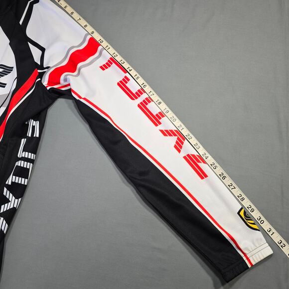 FJQXZ Cycling Gear Padded Pants Full Zip Jacket Set Men XL Black White Race Suit - Picture 15 of 16